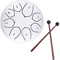 Konesky Tambor De Lengüeta De Acero Juego De Instrumentos De Batería Etérea De Percusión Sintonizada De 6 Pulgadas Y 8…
